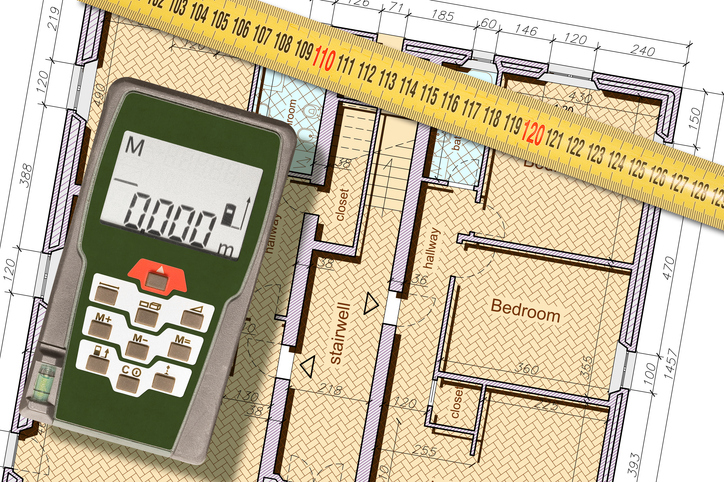 Floor space estimator screenshot